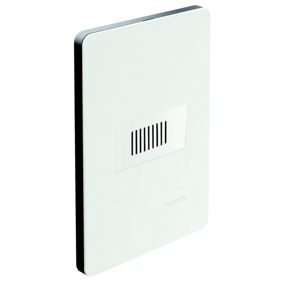 Zumbador Niessen Blanco Bicolor con Placa Incluida