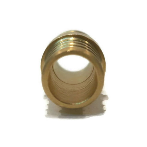 (5) 1/2" x 1/2" PEX BRASS LEAD FREE COUPLINGS Crimp Fitting Water Line Connector by The ROP Shop