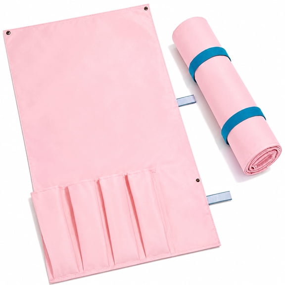 KYJiuLiu 21-Inch Mahjong Rack Storage Bag for 4 Racks, Pink