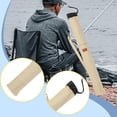 thumbnail image 1 of Bolsa para caña de pescar, bolsa para paraguas de pesca, portátil, de gran capacidad, para postes de tienda de campaña con correa para el hombro, Beige 120cm, 1 of 8