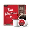 Tim Hortons Dark Roast Coffee, Single-Serve K-Cup Pods Compatible with Keurig Brewers, 32ct K-Cups