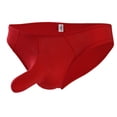 thumbnail image 1 of Men Sexy Briefs Multicolor Soft Comfortable Lightweight Breathable Ultra-thin Ice Silk Underwear, 1 of 8
