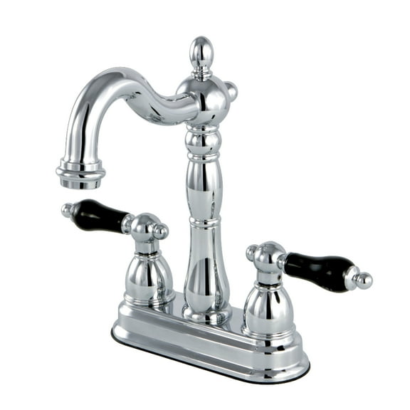 Kingston Brass KB1491PKL Duchess Two-Handle 2-Hole Deck Mount Bar Faucet in Polished Chrome