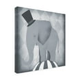 thumbnail image 2 of Ryan Fowler 'Circus Elephant Gray' Canvas Art, 2 of 3