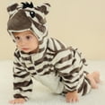thumbnail image 2 of Toddler Baby Hooded Romper Toddler Animal Outfit Baby Bodysuit Long Sleeve Baby Halloween Outfits Baby Clothes 2T, 2 of 5