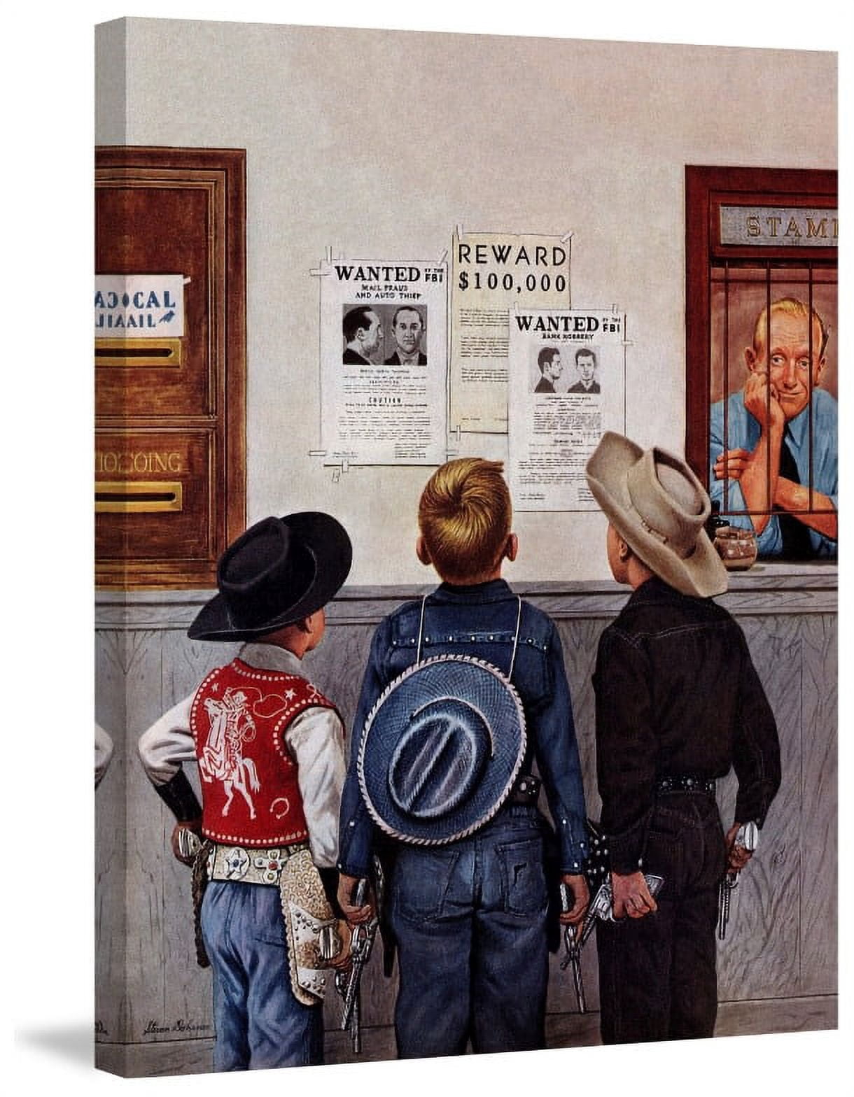 Marmont Hill "Wanted" by Curtis Painting Print on Canvas