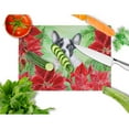 thumbnail image 2 of Caroline's Treasures French Bulldog Black White Poinsettas Glass Cutting Board Large, 2 of 2
