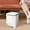 White-429, variant on AuroraX Rectangle Small Trash Can with Step Pedal Lid Stylish Multiple Sizes White Affordable Luxury Wastebaskets Contemporary Plastic Garbage Bin for Dormitory Bedroom Office