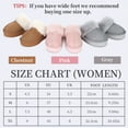 thumbnail image 2 of Women's Platform Slippers, Thick Sole Cute Cozy Fluffy Plush Lining, Indoor Outdoor Non-Slip House Shoes/Pink, 2 of 8