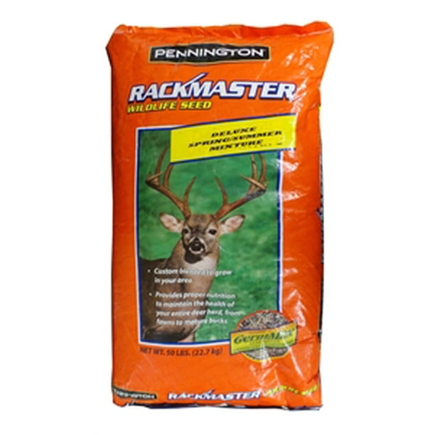 Rackmaster Spring/Summer Food Plot Seed Mix - 50 Lbs. - Walmart.com ...