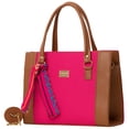 thumbnail image 2 of Bolsa Yute De Mujer FANA Henri Color Fiusha Con Asas La Quiero, M4014!!, 2 of 3