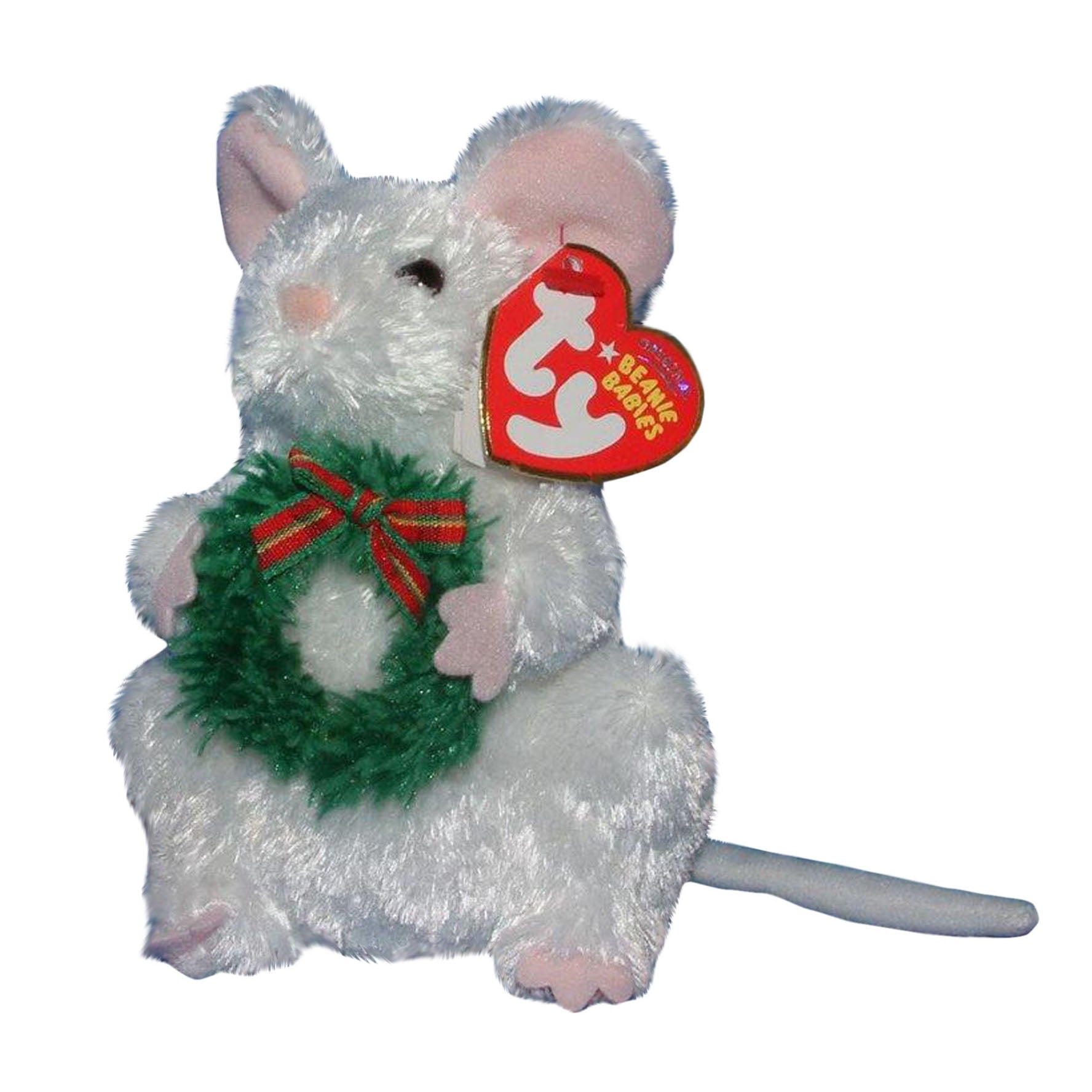 Ty Beanie Baby Garlands the Mouse Stuffed Animal MWMT's