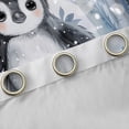 thumbnail image 4 of jejeloiu Cute Cartoon Penguin Black Out Curtains,Wild Antarctic Animal Curtains Pack of 2 (42x63 Each),Gray Blue White Bedroom Curtains For Boys Girls,Luxury Bedroom Decor, 4 of 6