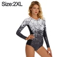 thumbnail image 2 of Traje de buceo para mujer, traje de surf de una pieza de manga larga, traje de baño para mujer a prueba de sol, 2 of 6