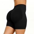 thumbnail image 6 of COMVALUE Women's Workout Impact Shorts 3.6" /4.5" Scrunch Butt Lifting Gym Shorts Yoga Running Biker (Black, S), 6 of 7