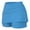 Light Blue, variant on Babcutegg Womens Short Polyester&Spandex Two Pockets Elastic Waist Clothes for Women Black S