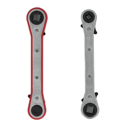

Double Ended Square Ratchet Wrench Set - 2pcs High Carbon Steel Tool Kit for Repairs