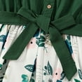 thumbnail image 5 of Symoid Matching Dress for Mother and Baby Girl- Parent-child Summer Fashion Small Flower Print Beach Sleeveless Dress Mother-daughter Suit Kid Baby Girls Casual Dresses Green&2-3 Years, 5 of 7