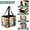 Beautiful Spring Flowers, variant on Collapsible Car Trunk Organizer with Handles 600D Oxford for Car Kitchen and Home Storage, Easter Eggs and Birds 13× 10.2×10.8inch