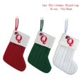 thumbnail image 1 of Calcetines navideños con estampado de copo de nieve, medias con letras tejidas, bolsas de regalo, decoraciones navideñas para el hogar, Año Nuevo, 2024, 1 of 4