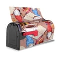 thumbnail image 4 of Bingfone Gnomes Books Tea Cups Magnetic Mailbox Cover Standard Size for Garden Yard Outdoor Decorations-25.5x21 in, 4 of 9