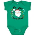 thumbnail image 3 of Inktastic My Second Christmas Santa with Candy Canes Boys or Girls Baby Bodysuit, 3 of 5