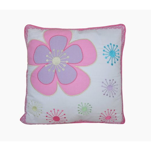 Cozy Line Home Fashion Blossom Floral 100pct Cotton Throw Pillow