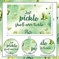 thumbnail image 5 of Pickle Bachelorette Party Decorations Green Last Pickle She'll Ever Tickle Backdrop Funny Cucumber Pickle Party Decorations for Women Pickle Theme Bachelorette Party Bridal Shower Engagement Supplies, 5 of 6
