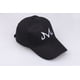 thumbnail image 5 of Gorra de béisbol lisa de algodón con letra «M» bordada, 5 of 5