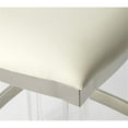 thumbnail image 5 of Beaumont Lane Metropolitan Living 24" Modern Plastic Counter Stool in White, 5 of 6