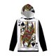 thumbnail image 3 of Sudadera con capucha con estampado 3D de naipes creativos para hombre, sudadera con estampado de póquer con personalidad, sudadera informal para primavera y otoño, 3 of 5