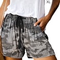 thumbnail image 1 of Pantalones cortos de mujer Pantalones cortos con estampado informal Pantalones cortos de bolsillo de cintura alta, Camuflaje, XL seitruly AP001801-04, 1 of 7