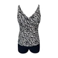 thumbnail image 1 of Traje de Baño Ocean Pacific para Dama Espalda V Tirantes Print Multicolor Talla M 2 Piezas, 1 of 4