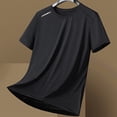 thumbnail image 2 of RTKFRFLM Men's Active Quick Dry Shirts Summer Ice Silk Cool Loose Shirt Sports Short Sleeve Men's Activewear, 2 of 7