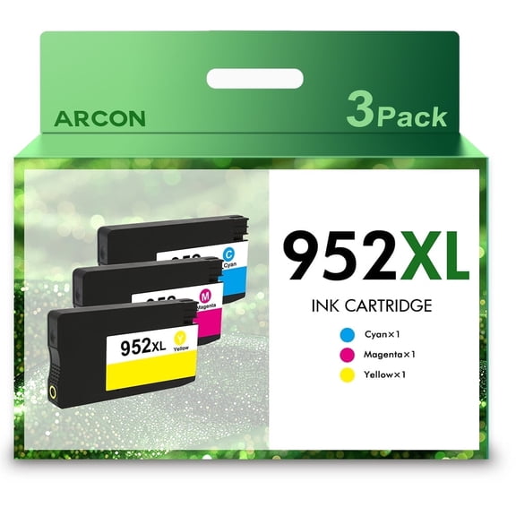952XL Ink Cartridges Compatible for HP 952 XL Color Printer Ink for OfficeJet Pro 8710 7740 8720 8210 8715 8702 7720 8730 8740 8216 8725 8700 (3 Pack, Cyan, Magenta, Yellow)