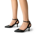 thumbnail image 7 of BURUDANI Pointed Closed Toe Kitten Heels Stiletto Ankle Strap Women's Pumps Shoes for Women Wedding Party Dress Sandals, 7 of 7