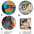 thumbnail image 3 of Designart "Pop Art Portrait of a Woman I" Fashion Metal Wall Art Prints, 3 of 5