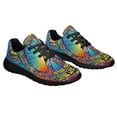 thumbnail image 6 of Hippie Peace Sign Imagine All The People Living Life in Peace Shoes Sneakers Black Size 6, 6 of 7