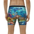 thumbnail image 2 of Men's Boxer Briefs, Sea World Soft and Breathable Mens Underwear Boxer Briefs With Widen Waist, 2 of 5
