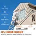 thumbnail image 4 of SKYSHALO Telescopic Aluminum Extension Multipurpose Portable Ladder, 10.5 ft, 4 of 9