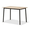 thumbnail image 3 of Baxton Studio Carmen Modern and Contemporary Oak Brown Finished Wood and Dark Brown Metal 5-Piece Dining Set, 3 of 6
