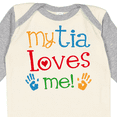 thumbnail image 4 of Inktastic My Tia Loves Me Boys or Girls Long Sleeve Baby Bodysuit, 4 of 5