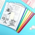 thumbnail image 4 of Halloween Decorations 20pc PVC Transparent A5 Zipper File Bag Thickened Document Storage Pouch Zipper Archive Bag Multi Functional Stationery Bag, 4 of 8