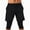 AB25 Black, variant on Basketball Shorts For Men Solid Color Elastic Waist Straight Leg Shorty With Liner Quick Dry Comfort Mens Athletic Sport Trainning Shorts Grey Size S