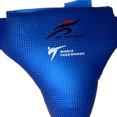 thumbnail image 2 of Protector de entrepierna Cinturón elástico ajustable Protector PU Cómodo protector de ingle profesional para Taekwondo Kickboxing Deportes de Sunnimix Protector de entrepierna, 2 of 3