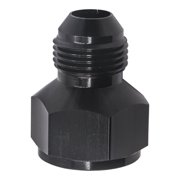 2Pcs Black -10 AN Female to -8 AN Male Flare Reducer Fitting Adapter 10AN to 8AN