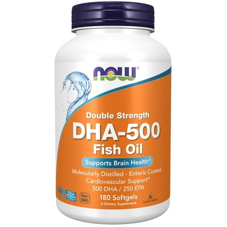 UPC 733739016133 product image for NOW Supplements  DHA-500 with 250 EPA  Molecularly Distilled  Supports Brain Hea | upcitemdb.com