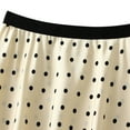 thumbnail image 6 of SnZhen Maxi Skirts for Women Summer Women's Summer Casual Polka Retro Satin A-line Fishtail Skirt, 6 of 6