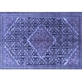 thumbnail image 1 of Ahgly Company Indoor Rectangle Persian Blue Traditional Area Rugs, 5' x 8', 1 of 4