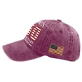 thumbnail image 5 of 250 Anniversary USA Hat America 250 Merchandise America 250 Suitable for Outdoor Events and Celebrations,Wine, 5 of 5